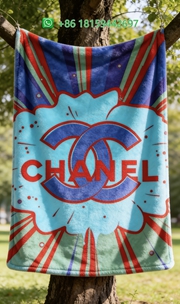 Chanel Throw Blankets